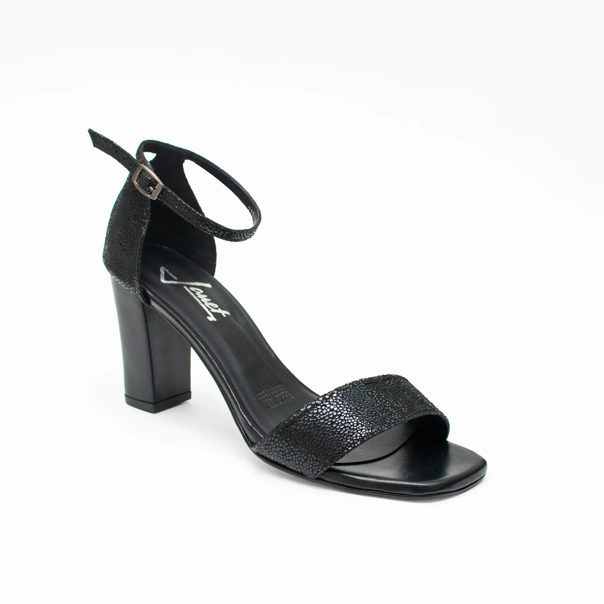Sandalia Tacón Negro SSC