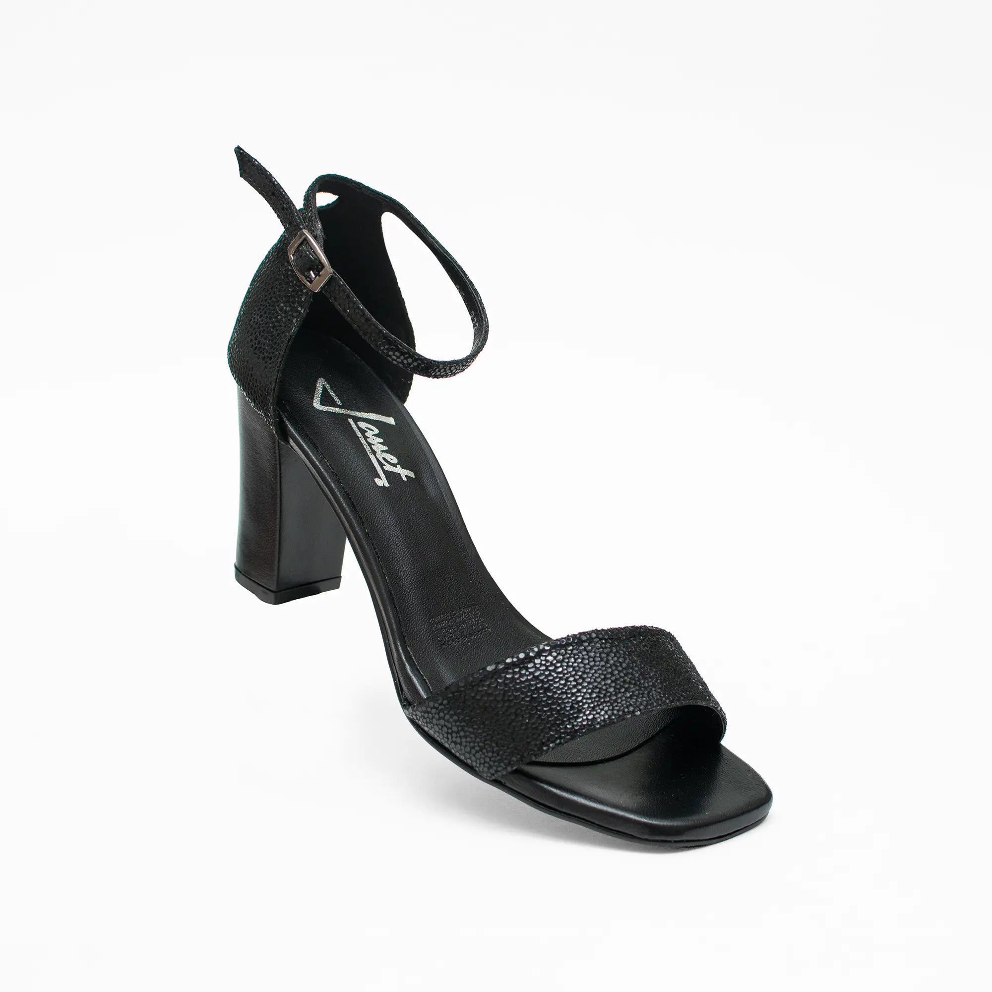 Sandalia Tacón Negro SSC