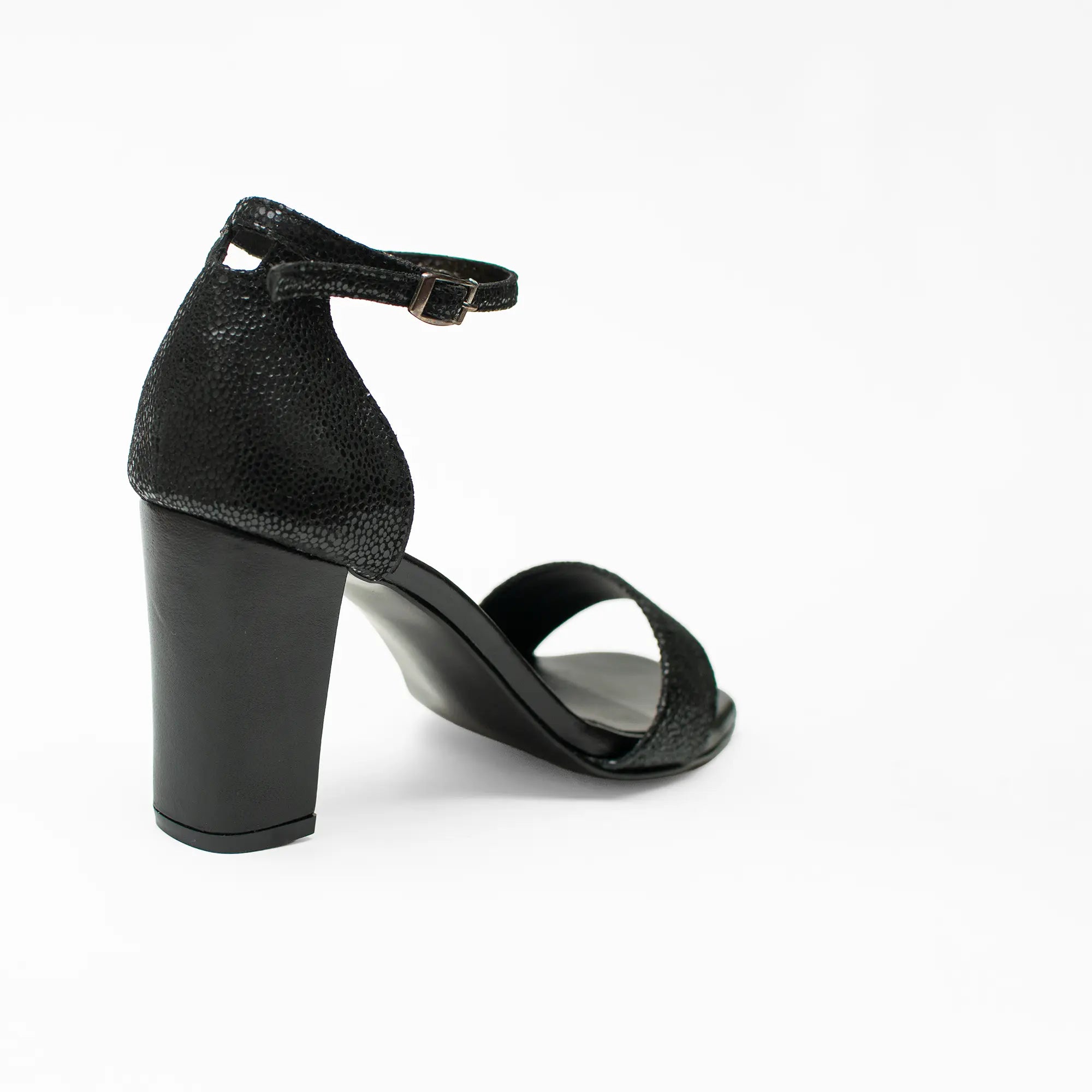 Sandalia Tacón Negro SSC
