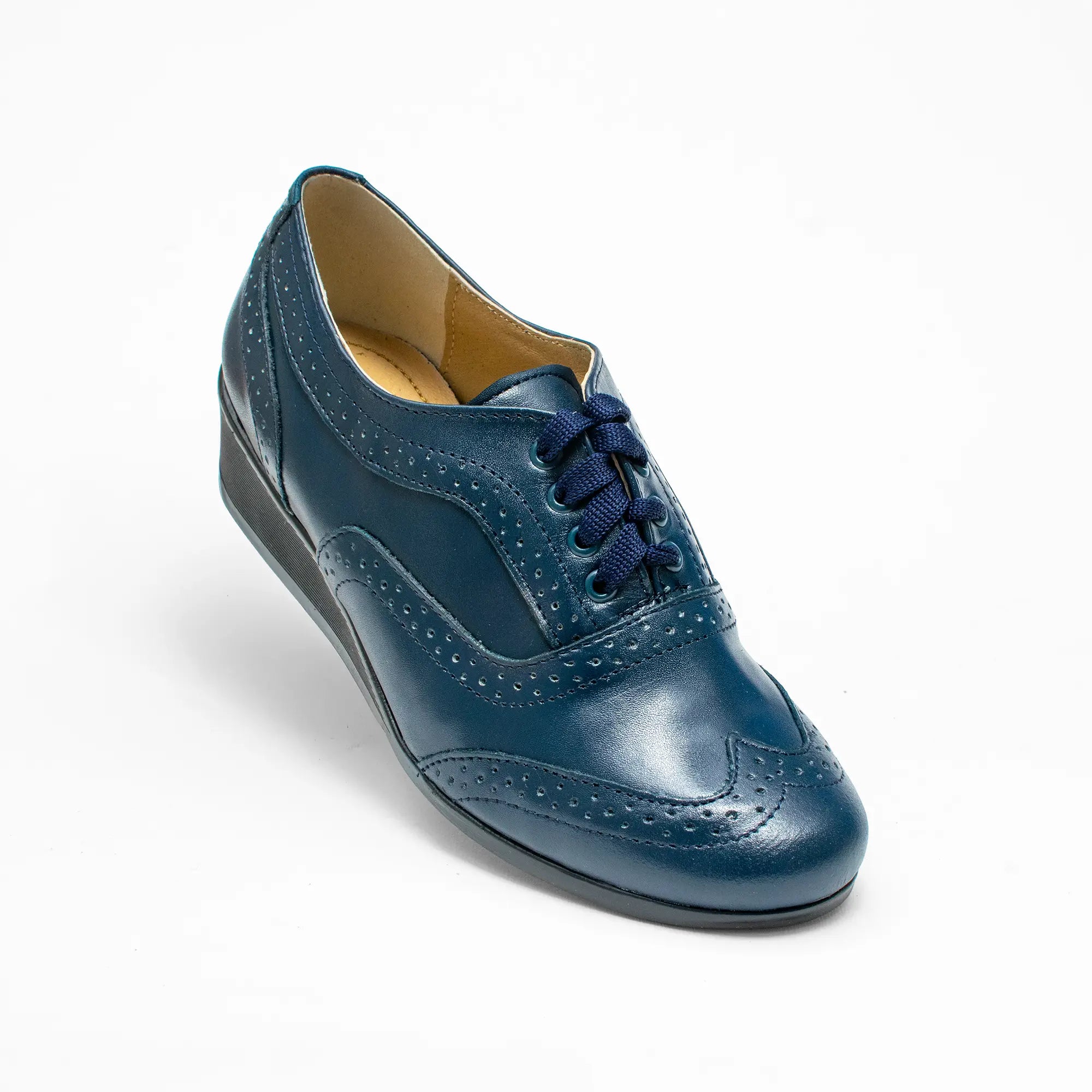Zapato Oxford Azul 111