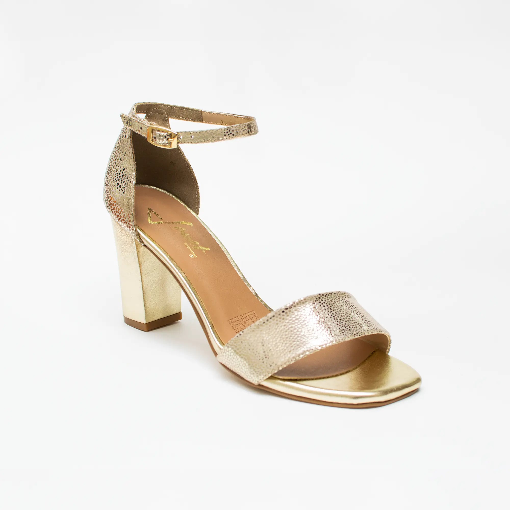 Sandalia Tacón Dorado SSC