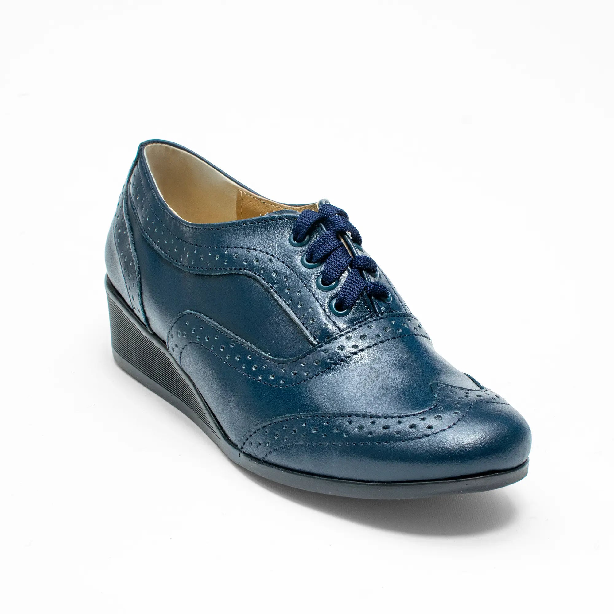 Zapato Oxford Azul 111