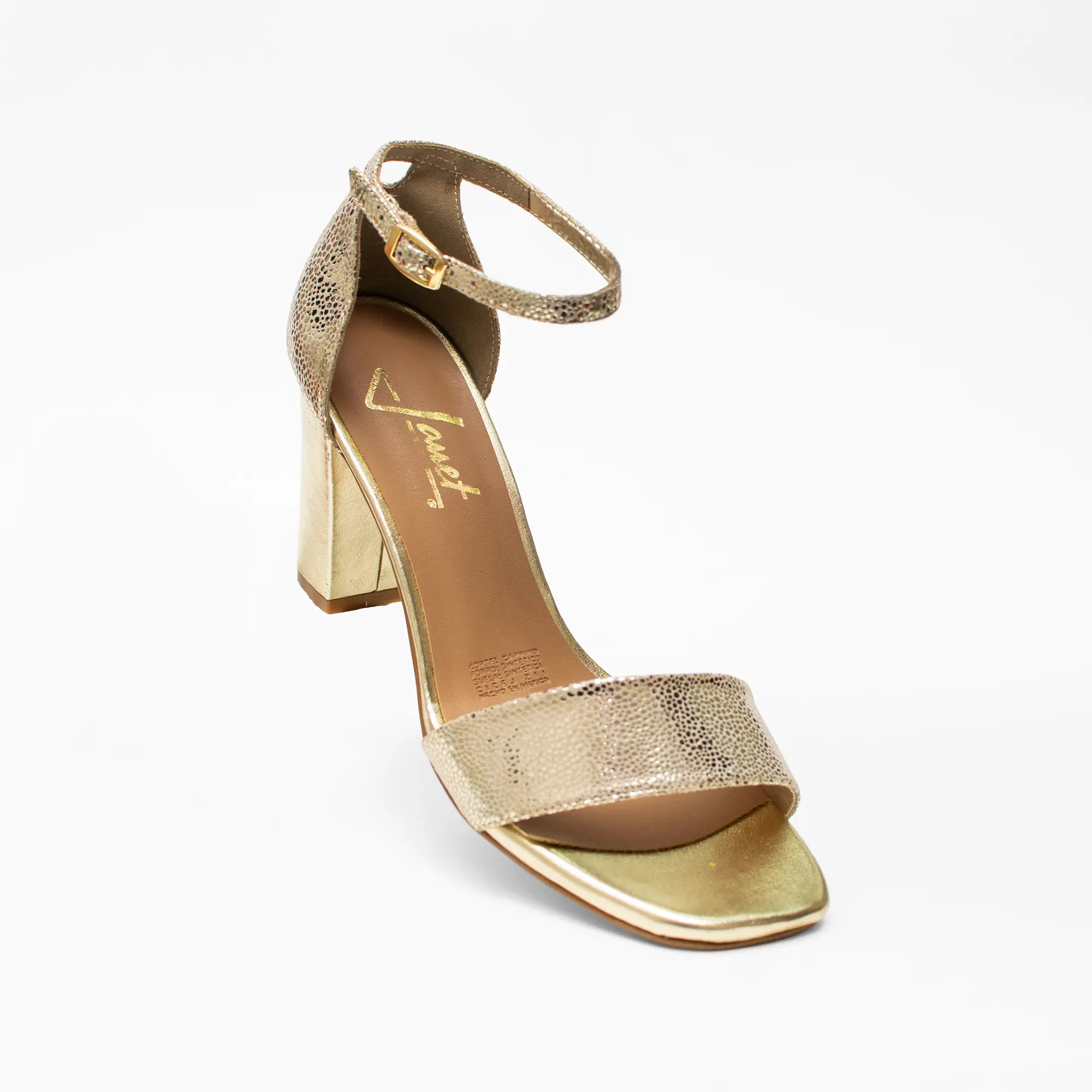 Sandalia Tacón Dorado SSC