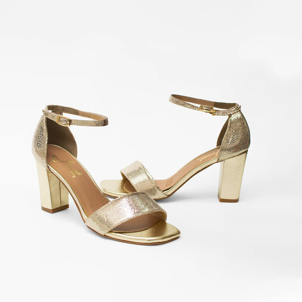 Sandalia Tacón Dorado SSC