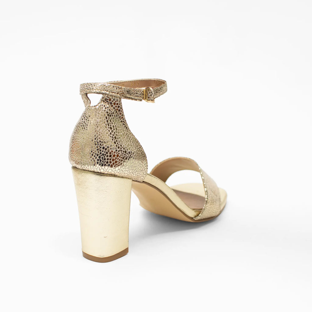 Sandalia Tacón Dorado SSC