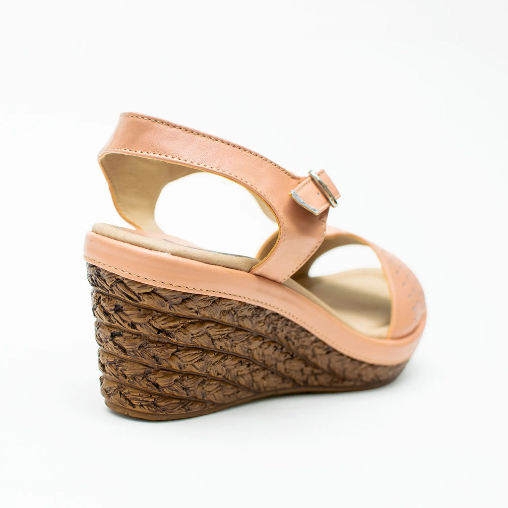Sandalia de Cuña Durazno SSC