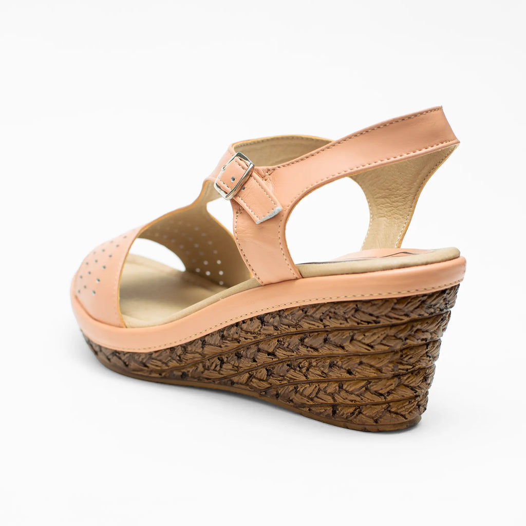 Sandalia de Cuña Durazno SSC