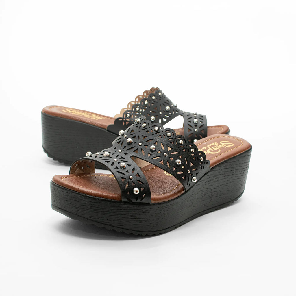 Sandalia de Plataforma con Calado SS