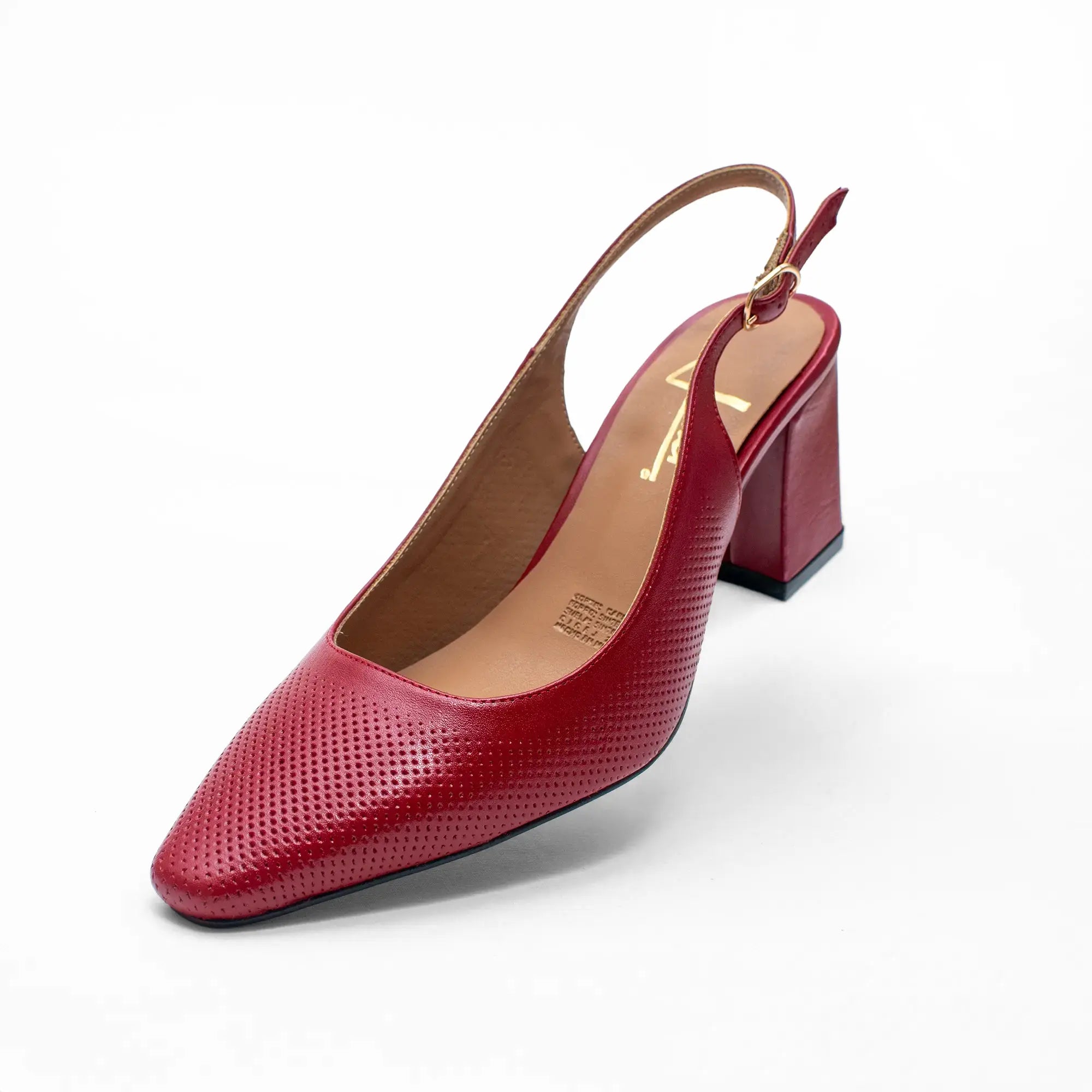 Zapato Piel Rojo 9020