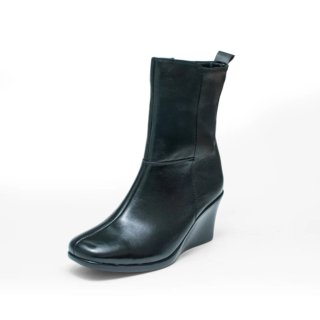 Bota Piel Negra 862