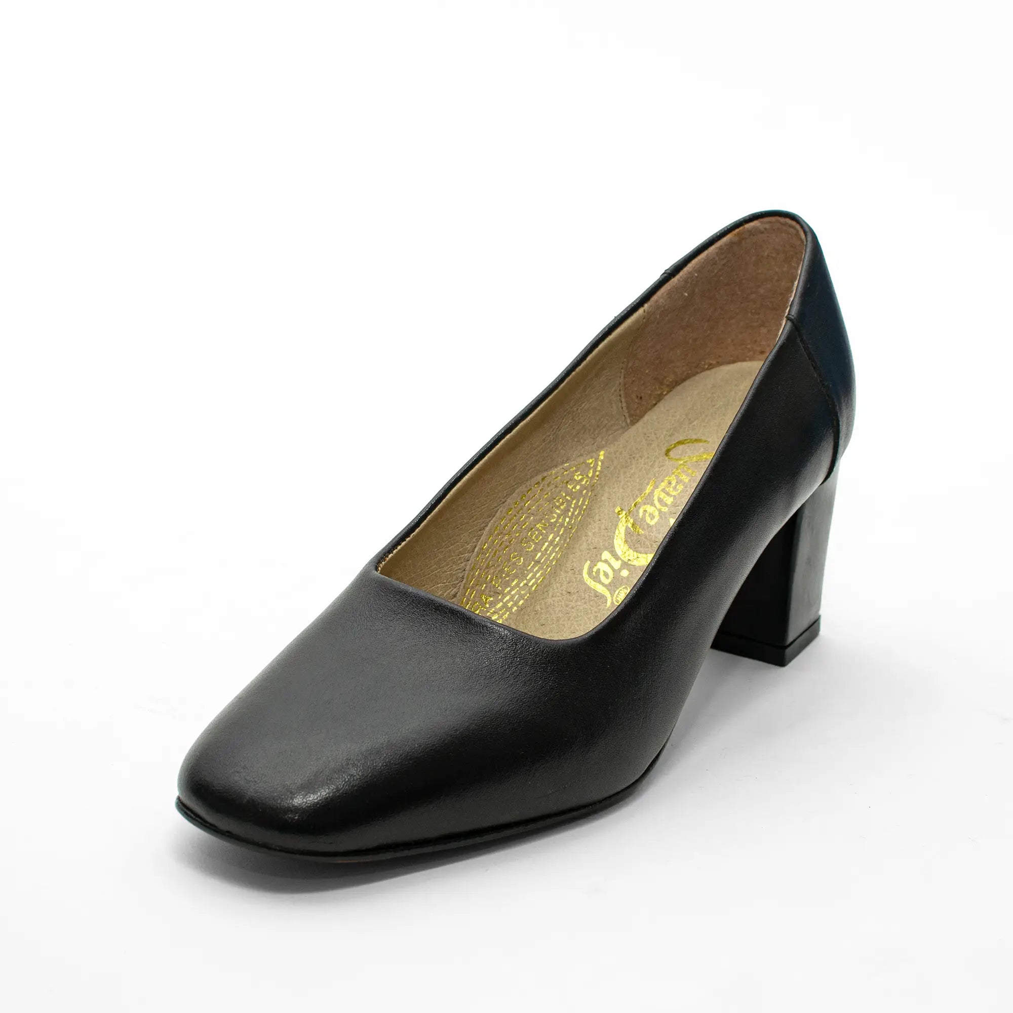 Zapato Tacón Medio Ancho Negro SKU