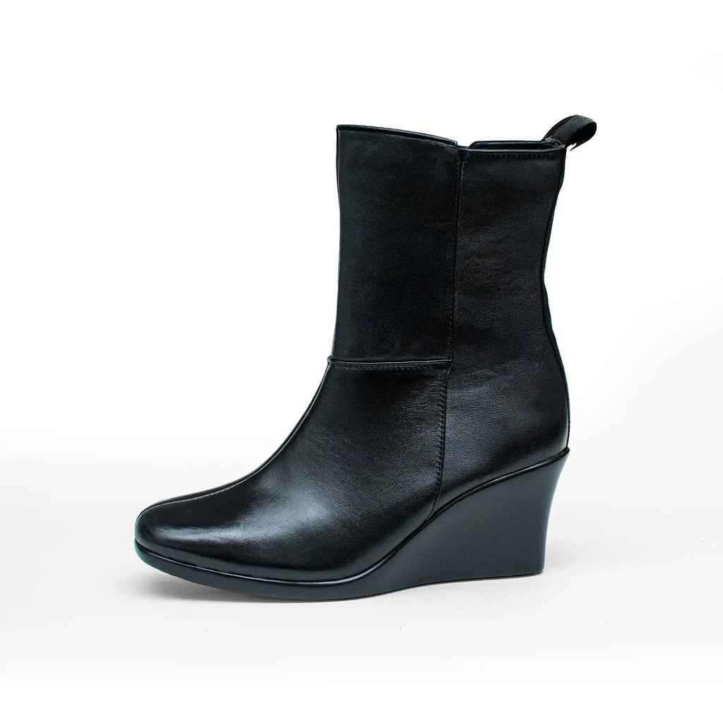 Bota Piel Negra 862