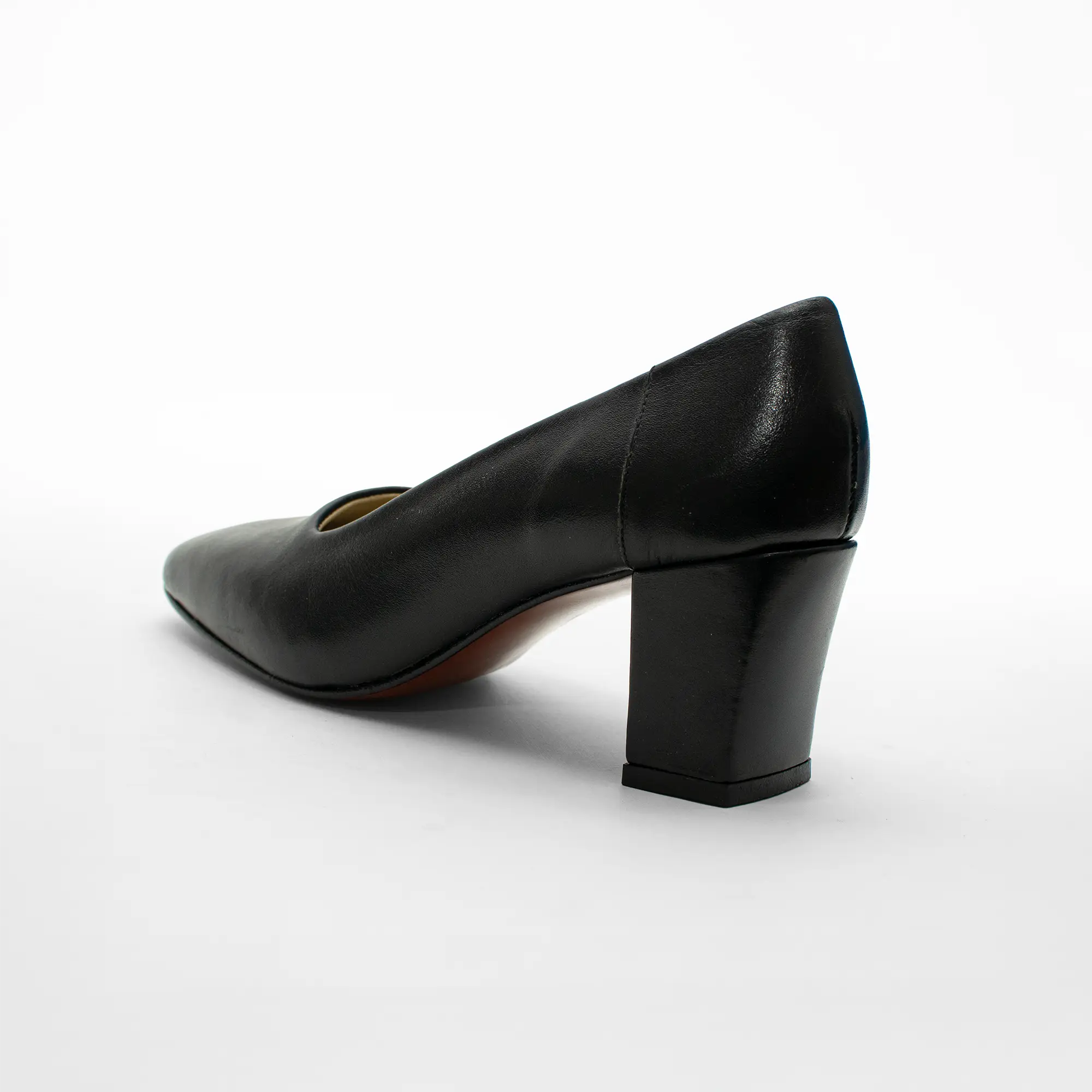 Zapato Tacón Medio Ancho Negro SKU
