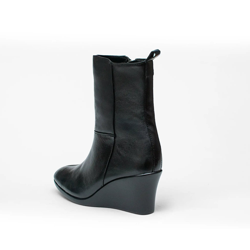 Bota Piel Negra 862