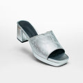 Sandalia Mule Plata 1034