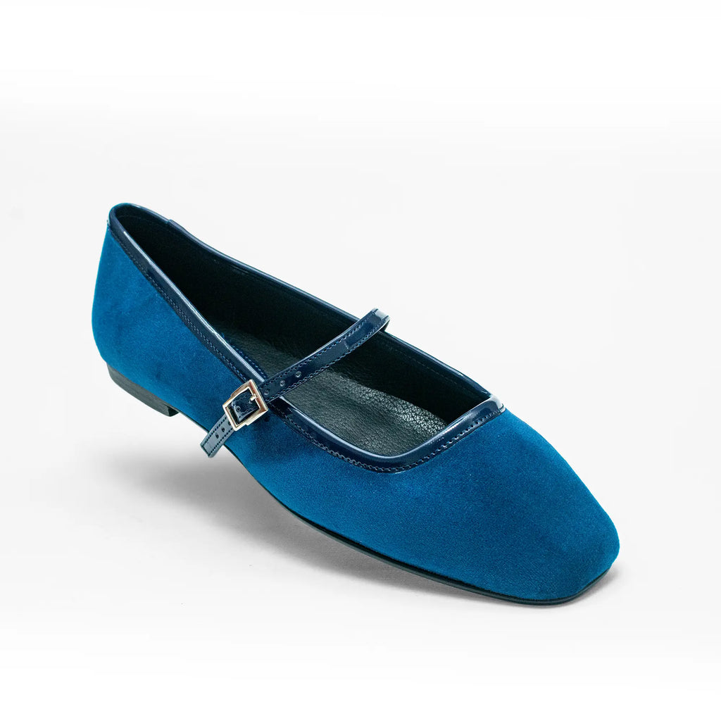 Ballerina Terciopelo Marino 2020