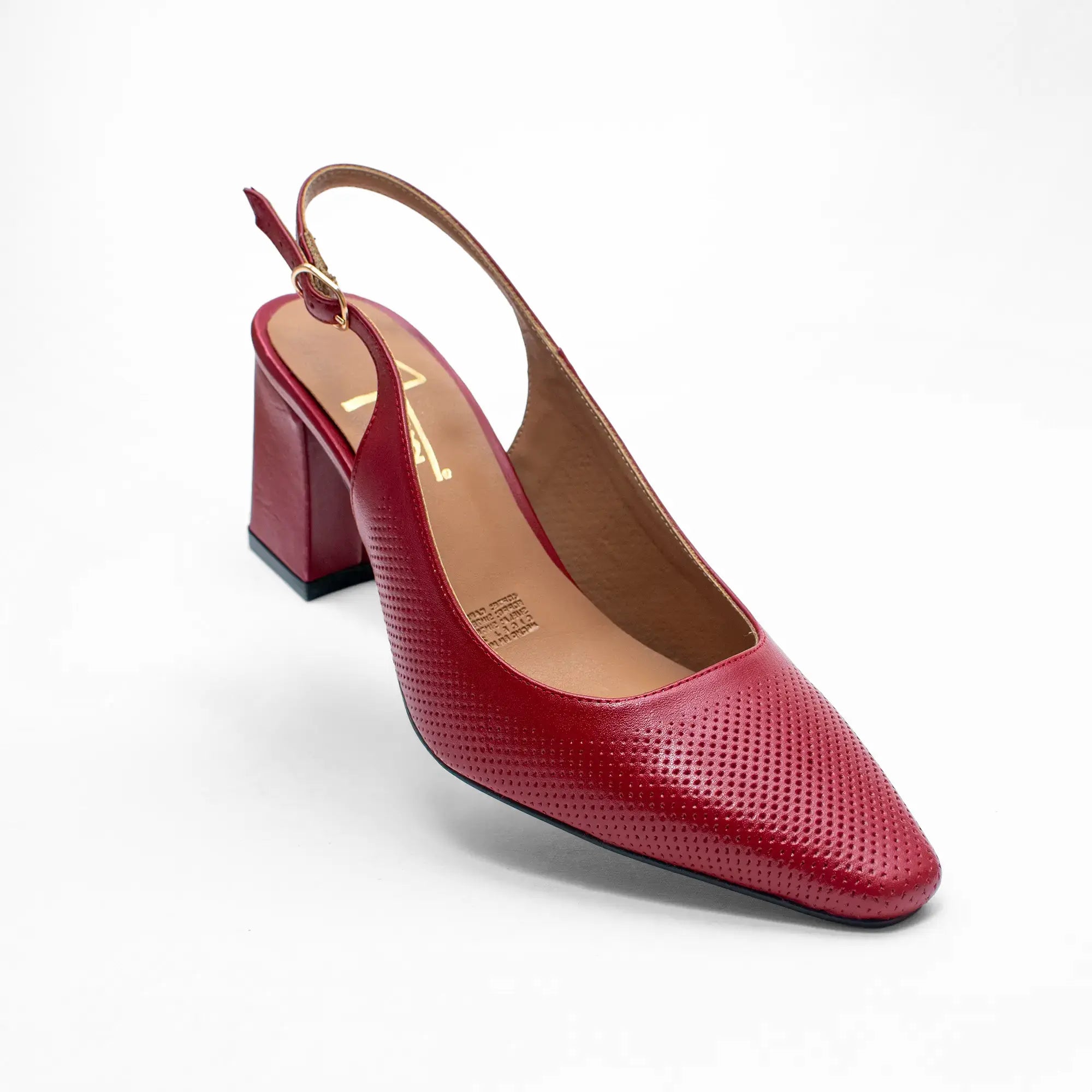 Zapato Piel Rojo 9020