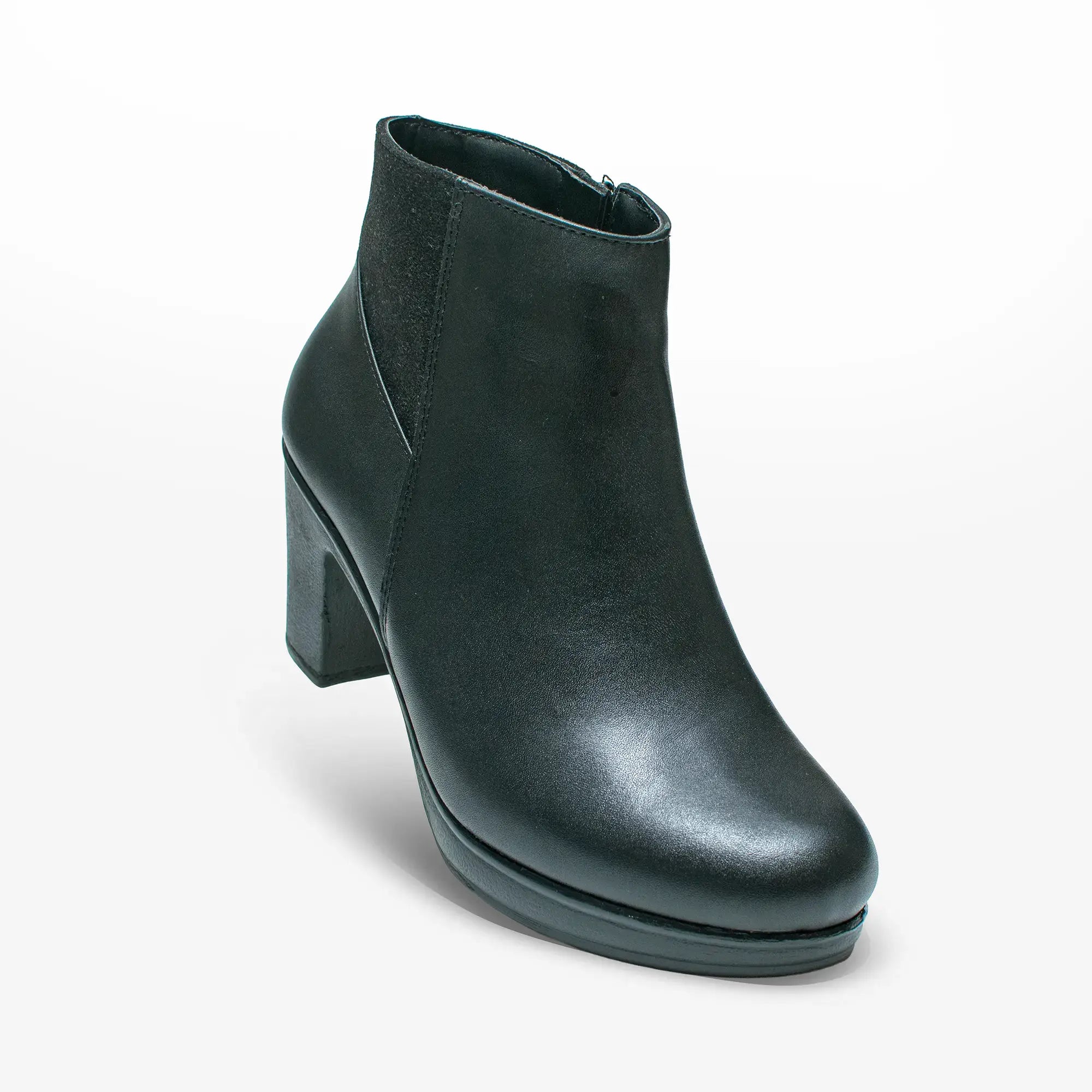 Botín Piel Negro 1105