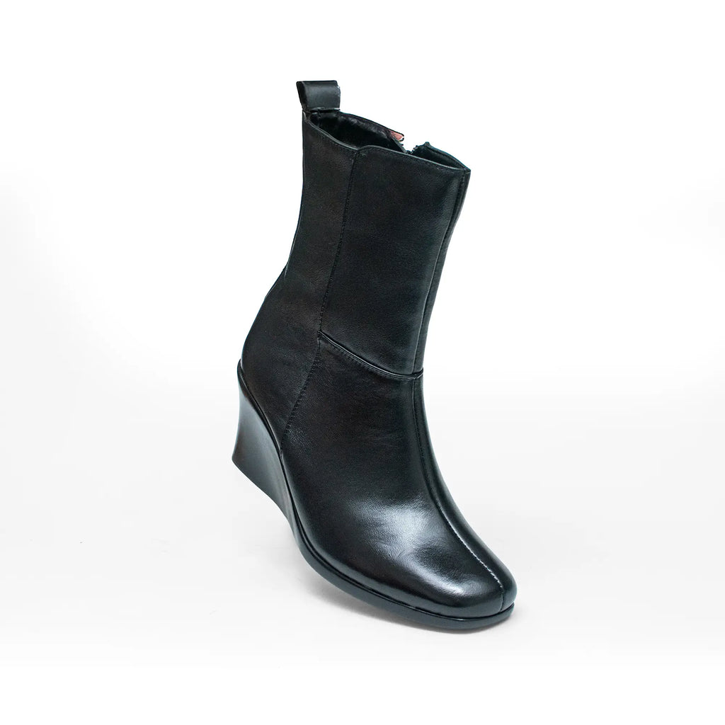 Bota Piel Negra 862